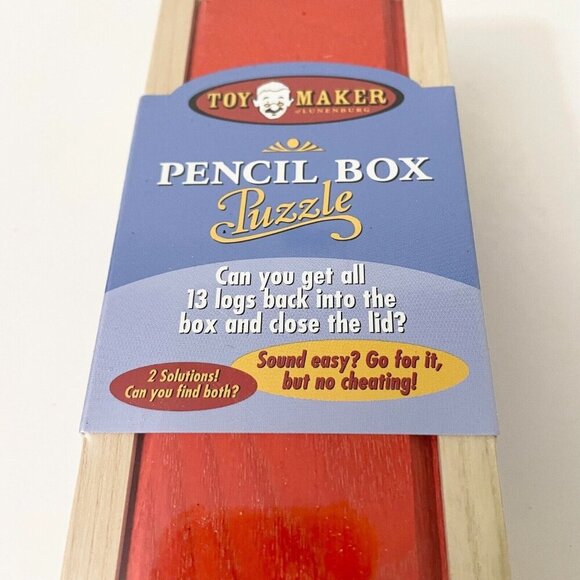 2005 Toy Maker Pencil Box Puzzle Log Game - Picture 12 of 12